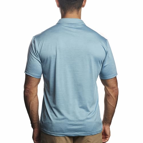 Arctic Cool Men’s Polo Instant Cooling Moisture Wicking Performance UPF 50+ Short Sleeve Polo2