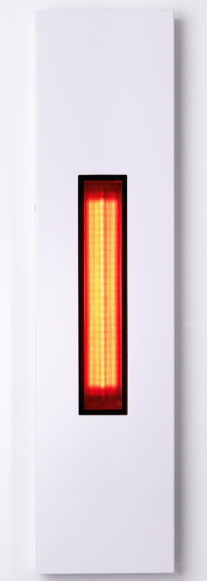 DSTOCK60 - Panneau Chauffant Infrarouge 40-10x145 350W Blanc Satin Compatible avec Artissan InfraPilar IZ733C