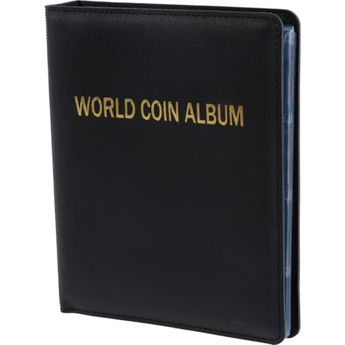 Álbum Organizador para Monedas con 360 Bolsillos Negro miniatura 1