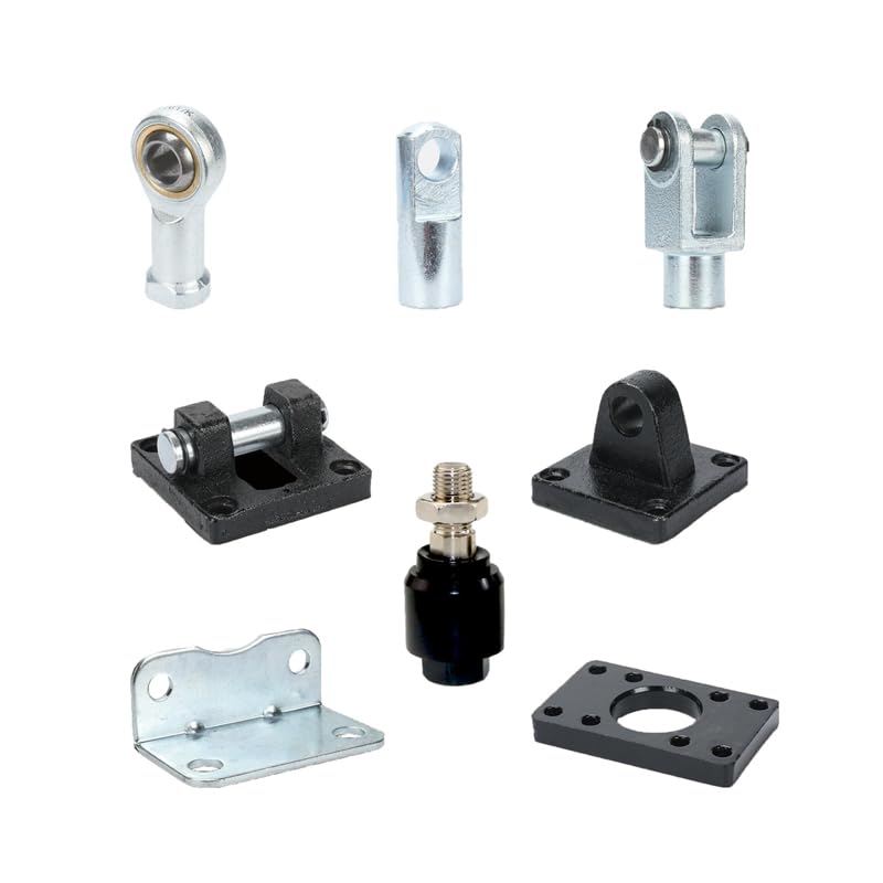 Image of Universal Swing Coupling Floating Joint M10x1.25 for Pneumatic Cylinder, Alignment Compensation Connector Full Set Accessories (FD32)