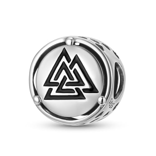 Charm Valknut plata 925 regalo de cumpleaños y Día de la Madre