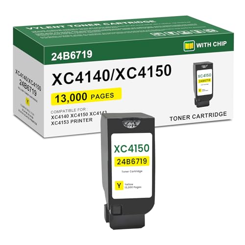 Cartouche de remplacement jaune XC4150 24B6719 pour imprimantes Lexmark XC4153