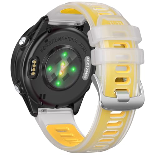 Garmin Forerunner 570 42mm/Forerunner 165/Forerunner 245/Forerunner 645/Vivoactive 6/5�ɑΉ� 20mm �N�C�b�N�����[�X�X�|�[�c�o���h �j�����p �����C�G���[