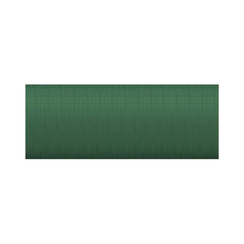 Canisse PVC occultant double face 1x5m vert - Kit complet avec fixation