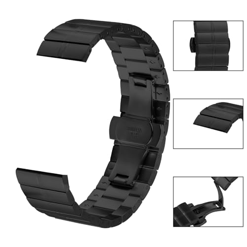 Watchband Compatible With Versa 2, Stainless Steel Smart Wristband Metal Band Strap For Versa/Versa 2/Versa Lite4