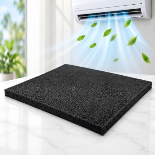 Image of 40 PPI AC Filter Foam Sheet 66x51x0.5cm | Washable, Reusable Cut-to-Fit Air Filter for Split & Window AC | DIY Pre Filter | Fits LG, Voltas, Samsung & More