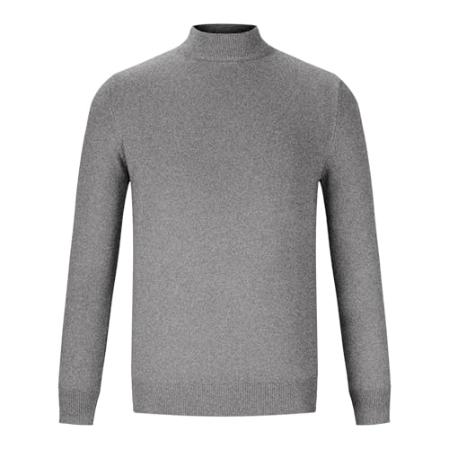 Men's Fashion Casual Pullover Sweater Winter Warm Solid Knitted Sweaters Comforable Daily Work Business Tops3