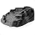Algreen Products Tranquility Lightweight Polyethylene Outdoor Water Fountain Rock Waterfall for Garden, Pond, and Backyard, Gray