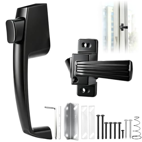 TRESSON Storm and Screen Door Push Button Latch Handle