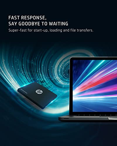 Image of HP S650 240GB 2.5 Inch SATA III PC SSD Internal Solid State Hard Drive - 6 Gb /s, 3D NAND, Up to 540 MB /s for Laptop and Desktop Updating - 345M8AA#ABA