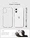 Spigen for iPhone 17 Case, Ultra Hybrid [TPU Covered Camera Control] [Anti-Yellowing] [No Magnet Ring] - Crystal Clear
