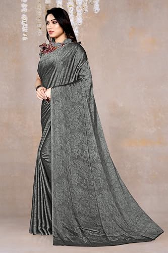 Image of MIRCHI FASHION Women Saree | Chiffon Batik Printed Breathable Regular Use Sari with Blouse