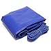 WilTec Lona para Remolque 2075x1140x900mm Funda Protectora Cierre con 2 Cremalleras Bandas...