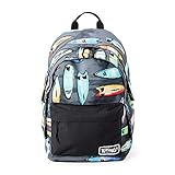 surf rip curl pro portugal  Rip Curl - Mochila de 1 compartimento de 18 litros de lona (botellas recicladas) con diseño de surf + estuche a juego (bbpcc3), tamaño 44 cm