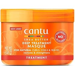 Cantu Deep Treatment Masque with Shea Butter for Natural Hair, 12 oz