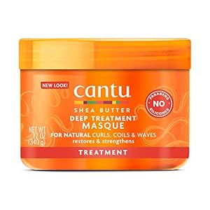 Cantu Deep Treatment Masque with Shea Butter for Natural Hair, 12 oz