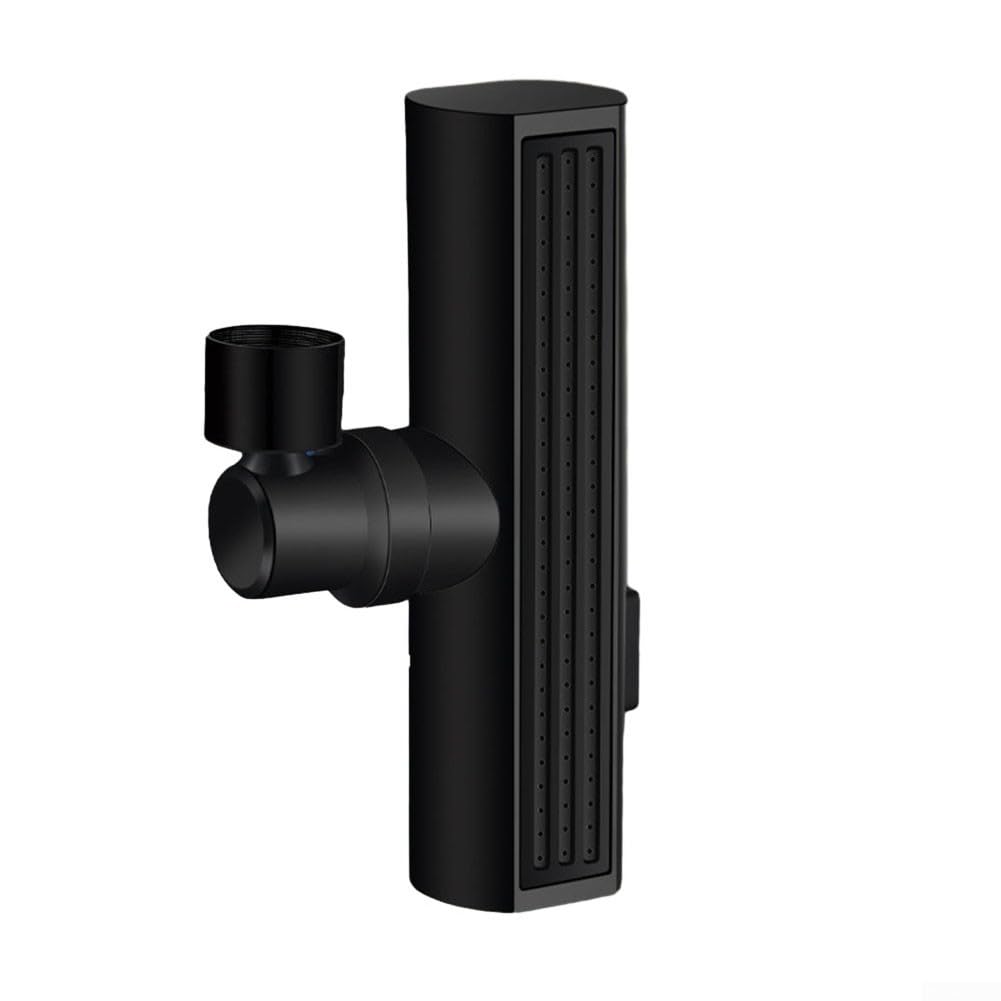 3-in-1 Wasserfall-Wasserhahn-Belüfter – 720° Drehbar, Mit Dusch- & Power-Modus, Silber, Für Küche & Bad