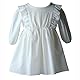 100% Baumwolle Taufkleid Festkleid klassisch Baby Mädchen L18 (62)