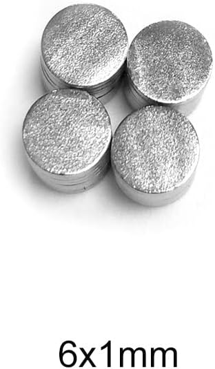 50~2000pcs 6x1 mm Neodymium 6mm x 1mm Permanent Small Round 6x1mm Thin Magnetic 6 * 1 mm magnet(1000PCS)