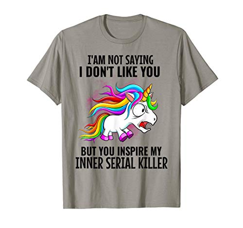 funny unicorn adult cute funny unicorn rainbow T-Shirt