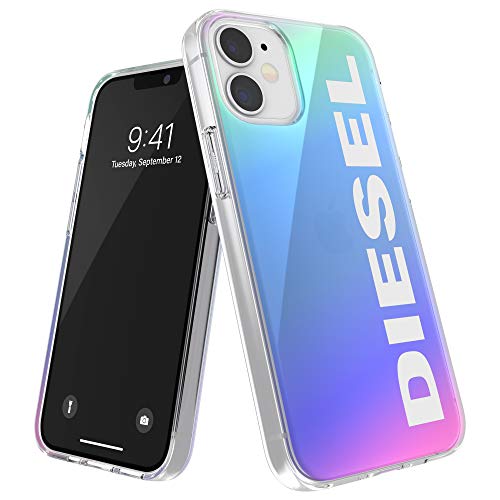 CLCKR Diesel Étui Conçue pour iPhone 12 Mini, 5,4 Pouces, Coque à Pression Holographique, Antichoc, Testée Contre Les Chutes, Coque Protectrice avec Bords...