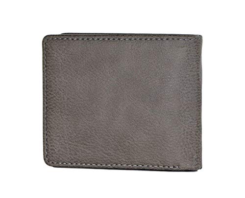 Men's Faux Leather Bifold Wallet, One Size2