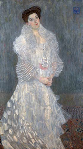Toile Gustav Klimt Hermine Gallia pour habiller un grand mur vide avec élégance