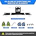 ANYIPAI Wheel Alignment Tool, Wheel Alignment Tool Kit Without Removing Calipers, Alignment Tool with 2 Imperial Tape Measures and 2 Level Gauges for Cars, Trucks, SUVs, Jeeps, Motorhome, ATVS