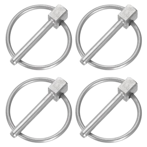 Uxcell A24052400UX2516 4Pcs 1/8 Inch X 1-3/16 Inch Linch Pin cover