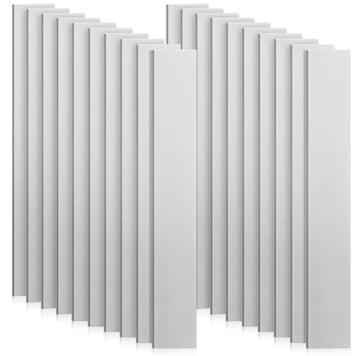 20 Pcs 99.99% Pure Zinc Anode Sheet,5.9''x0.98''x0.04'' for Elect...