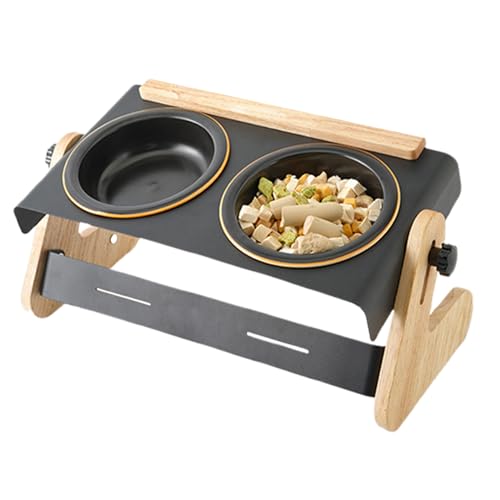 Raised Bowls – Cuenco de camping ajustable de 4 alturas, portable para gatos y perros, elevados comederos | Outdoor Camping Pet Bowl, Durable Dish for Travel, Hiking, Home Use