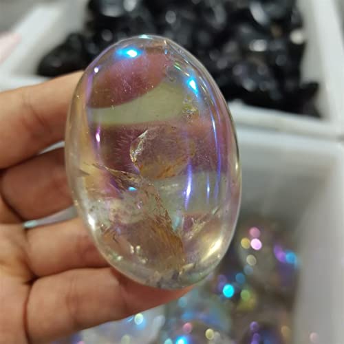 FFIME Specimen Healed Crystals Natural Coloured White Crystal Palm Gemstone Reiki Modern Home Decor As a Gift