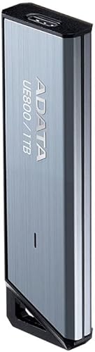 Miniatura 4 de ADATA Elite UE800 - Unidad flash USB tipo C USB 3.2 Gen2 de 1 TB portátil SSD hasta 1000MBs de lecturaescritura (AELI-UE800-1T-CSG), compatible con