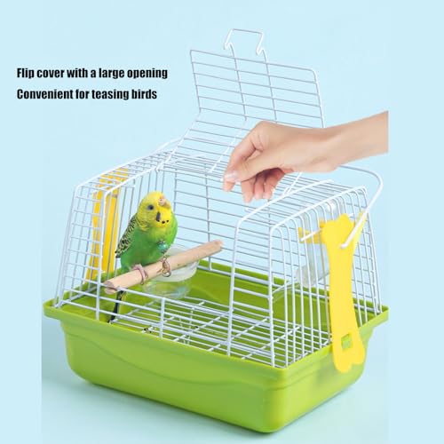 Cage en fil de fer pour perroquet et conure avec plateau amovible - 7