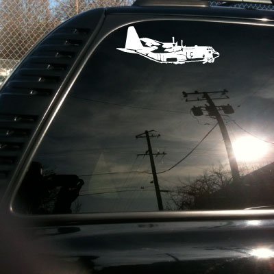 Lockheed C-130 Hercules vinyl decal small