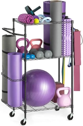 Support mural tapis de yoga pour un coin fitness épuré chez soi - 2