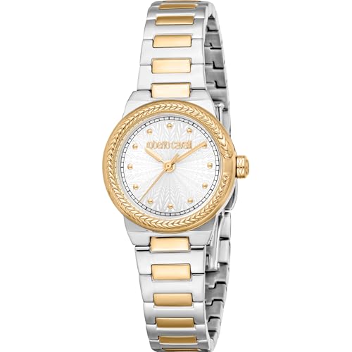 Roberto Cavalli Orologio Analogico Al Quarzo Donna Con Cinturino In Acciaio Inox Rc5L117M0055