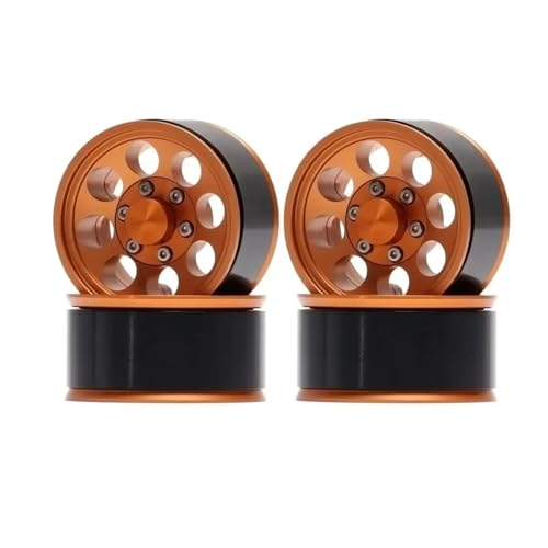 RCzC[nu For Axial For SCX10 For Tamiya For LC80 For MST For Jimny For MN98 1/10 4s[X  1.55 r[hbNzC[ nu RCJ[p[c(Orange)