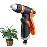 Débit d'eau adaptable: Avec ce pistolet d'arrosage, ajustez sans effort le débit d'eau pour adapter la portée du , une utilisation de l'eau dans divers scénarios comme l'irrigation des pelouses ou le lavage des voitures. Le contrôle par bouton permet un ajustement optimal de la pression, rendant ce produit pratique pour des activités extérieures variées.