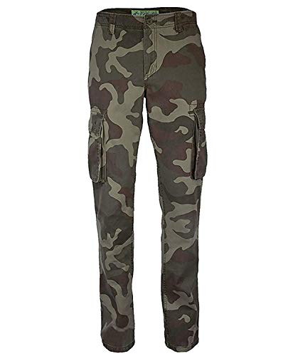 Pantaloni da uomo a forma di borsa mimetica dell'esercito Combat multi colore & tinta unita Cover