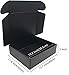 Black Cardboard Shipping Box 15.7x11.8x3 Inch Corrugated Packaging Storage Boxes 10 Pack (Inside Size: 15.2 x 11.6 x 3
