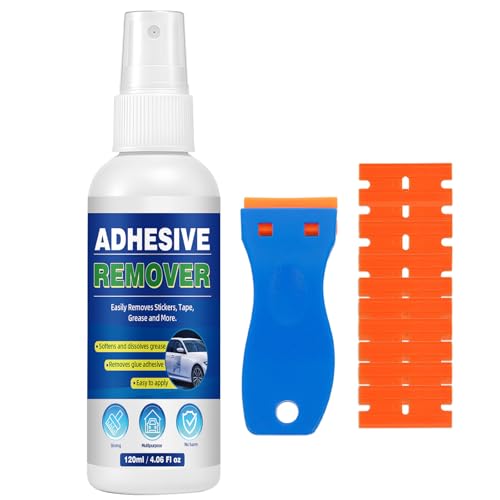 Adhesive Remover, 4.06 Oz Sticker Remover for Cars, Windows, Floor,