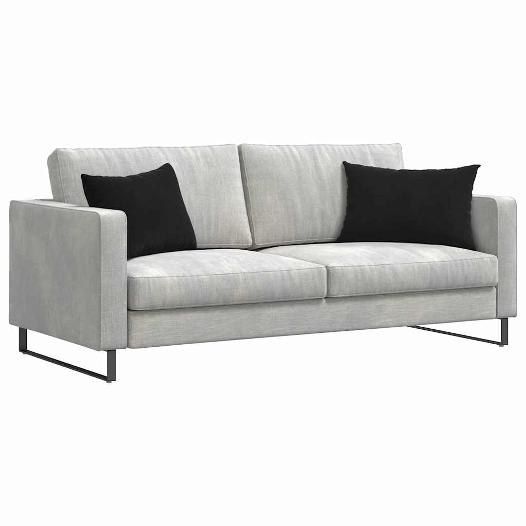 Housses amovibles sur ce lot de coussins de canapé noir 60x40 pour un salon propre