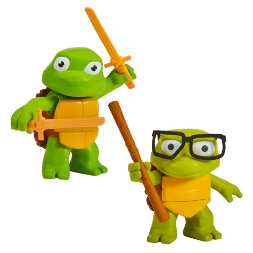 image for Teenage Mutant Ninja Turtles 83290 Turtle Tots Action Figure 2-Pack Fe