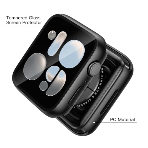 Image of Misxi 2 Pack Screen Protector Case for Apple Watch Series 12 42mm