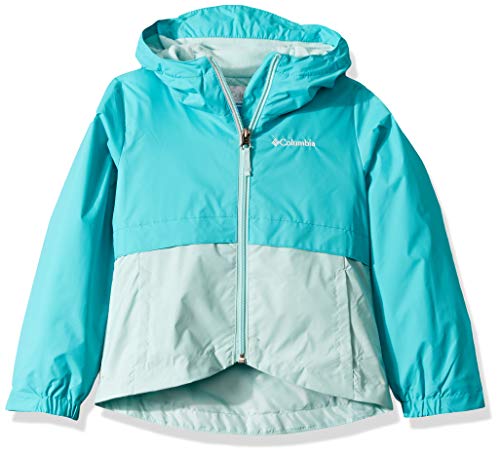 Columbia Girls' Big Rain-Zilla Jacket, Geyser/Spray, X-Large