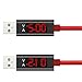 Produktbild Sunhoyu Usb Type C Kabel,USB Typ C Schnellladedaten Sync Nylon Kabel Mit Spannung Strom LED Display