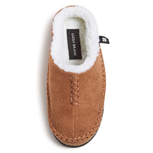 Lucky Brand Boys Micro Suede Clog Slippers