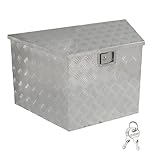 Trucky Truckbox Werkzeugbox Werkzeugkiste Anhängerbox Alubox Alumium Deichselbox 120 L