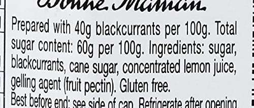 Image of Bonne Maman Blackcurrant Conserve Marmalade Fruit Jam, 13 oz ℮ 370 g